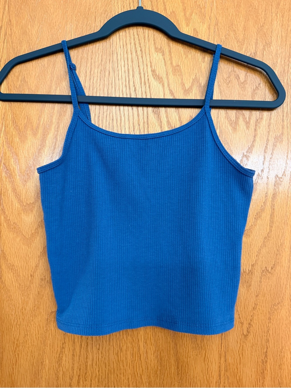 American Eagle Outfitters Royal Blue Ribbed Spaghetti Strap Cami